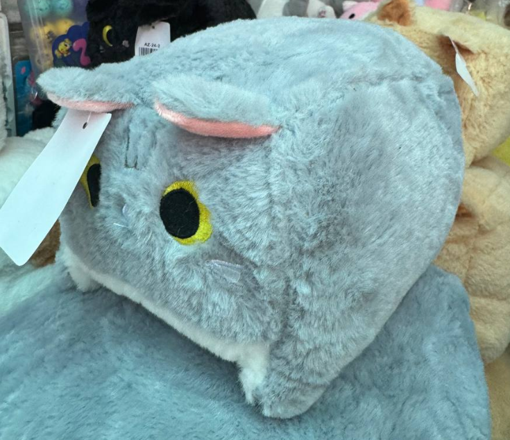 Мягкая игрушка Котокуб подушка обнимашка Серый (10355) - фото 4 Мягкая игрушка Котокуб подушка обнимашка Серый (10355) - фото 4