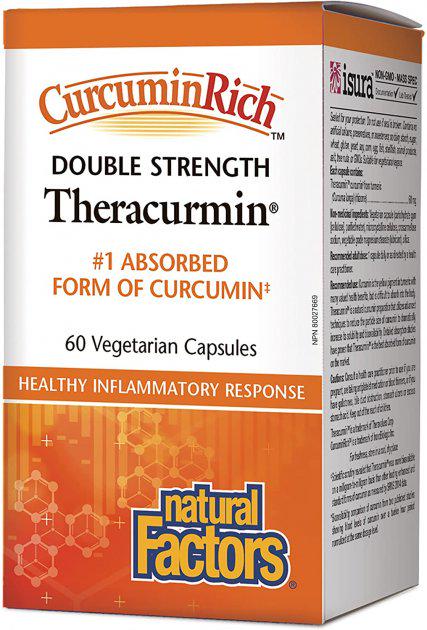 Добавка Natural Factors CurcuminRich Theracurmin двойной силы 60 капсул (NFS-04544)