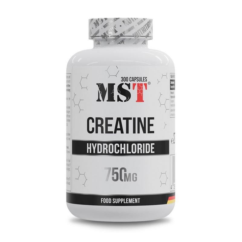 Креатин гідрохлорид HCl MST Creatine Hydrochloride 750 mg 300 капс.