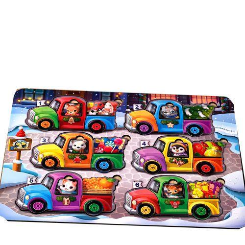 Игра с карточками Животные на машинках (197298)