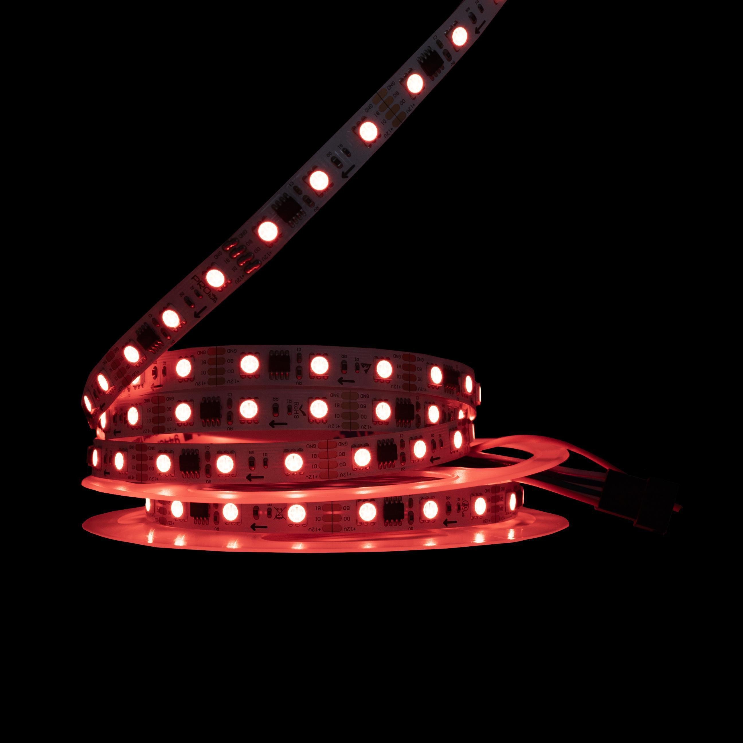 Світлодіодна стрічка Prolum 5050/60 IP20 Series-SMART RGB 12V Різнокольоровий (28748741) - фото 3 Світлодіодна стрічка Prolum 5050/60 IP20 Series-SMART RGB 12V Різнокольоровий (28748741) - фото 3