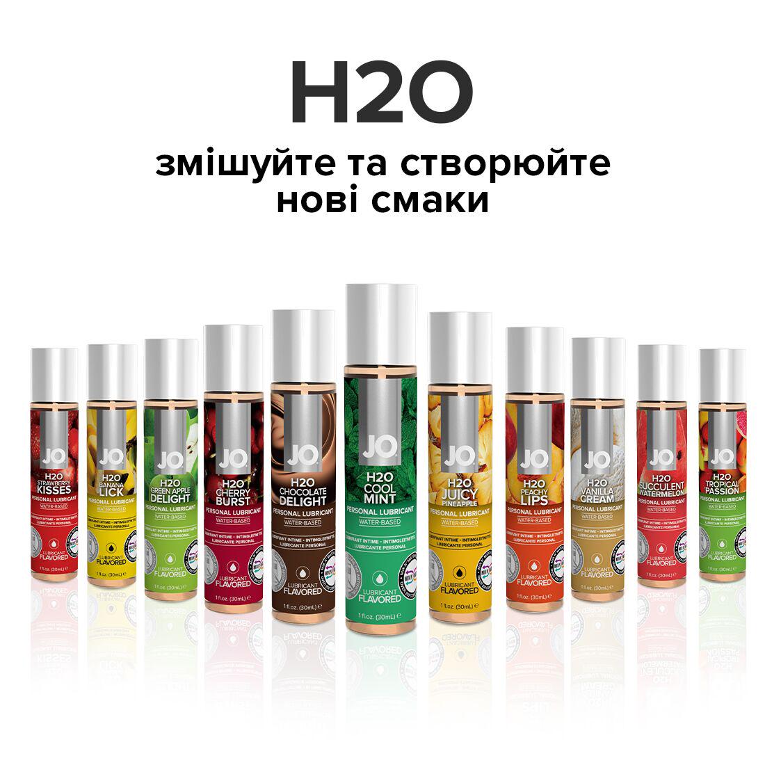 Лубрикант їстівний на водній основі System JO H2O Свіжа М'ята 120 мл (SO1775) - фото 5