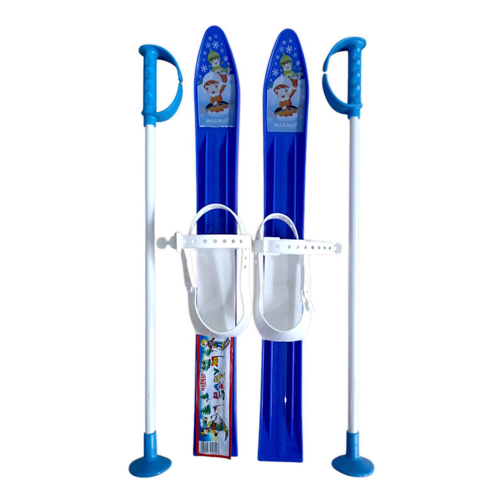Набір лижний дитячий Marmat 60 см Синій (11284) - фото 2 Набір лижний дитячий Marmat 60 см Синій (11284) - фото 2