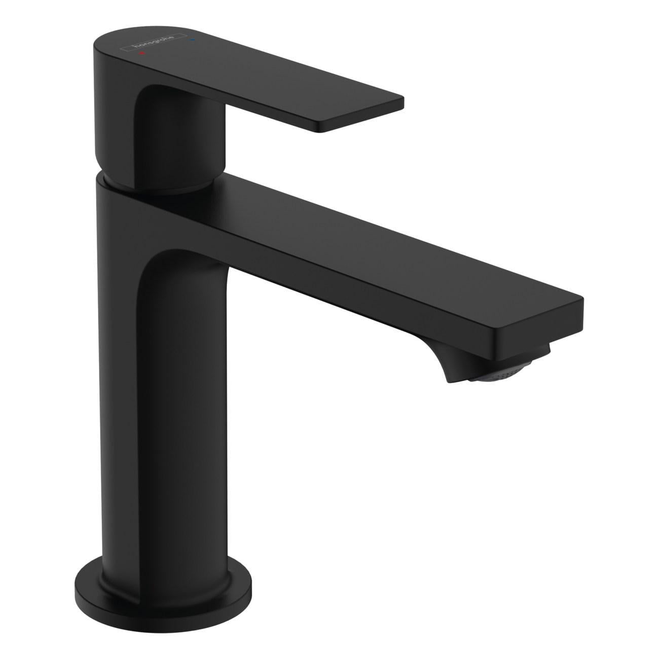Смеситель для раковины Hansgrohe Rebris E 110 однорычажный Черный матовый (37462249)