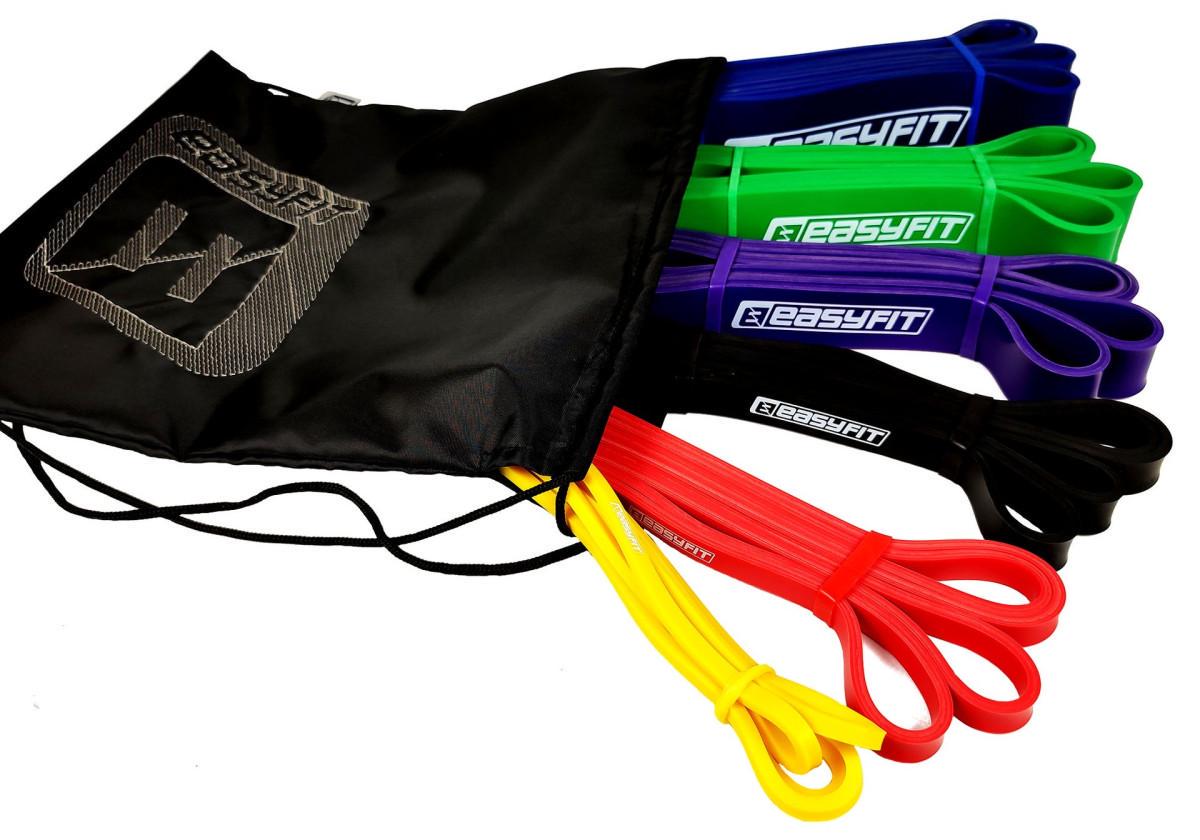 Петлі гумові EasyFit 1-110 кг 6 шт. (EF-1116s) - фото 2 Петлі гумові EasyFit 1-110 кг 6 шт. (EF-1116s) - фото 2