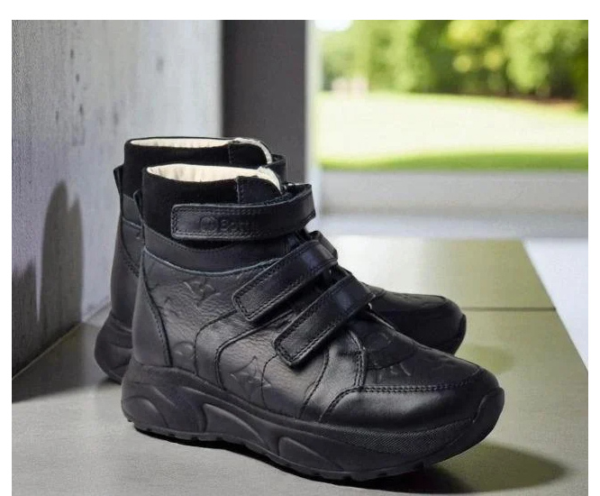 Черевики дитячі ортопедичні з жорстким задником і супінатором р. 33 Чорний (2493762383) - фото 1 Черевики дитячі ортопедичні з жорстким задником і супінатором р. 33 Чорний (2493762383) - фото 1