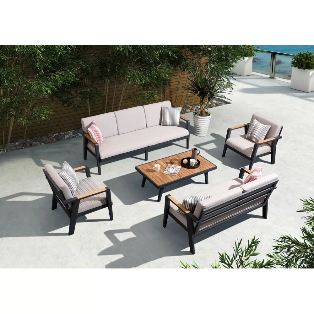 Комплект садовой мебели для отдыха Higold EMOTI 697730 697722 697732 697782 (4771-68) - фото 7 Комплект садовой мебели для отдыха Higold EMOTI 697730 697722 697732 697782 (4771-68) - фото 7