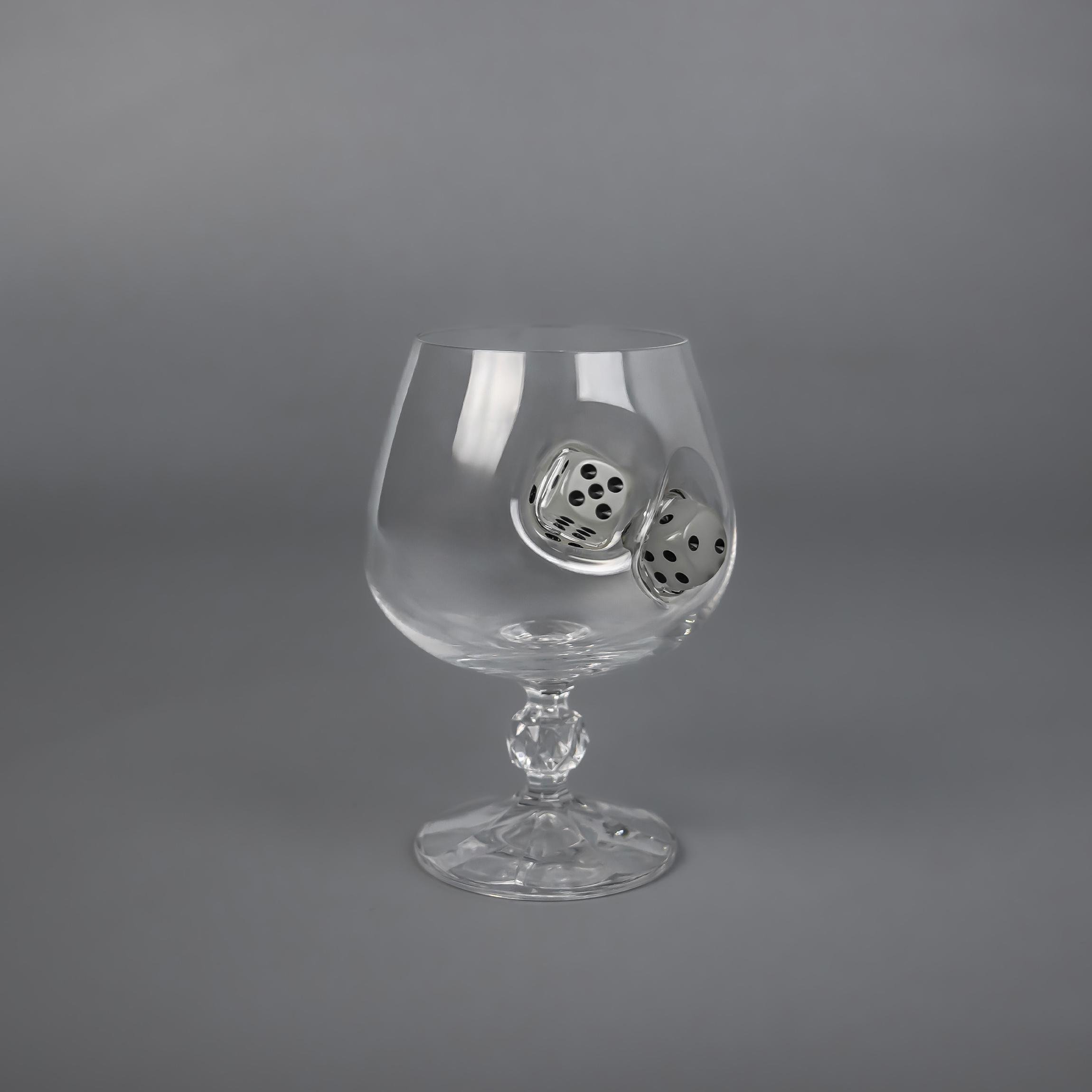 Коньячный бокал VSKLO с кубиком 265 мл