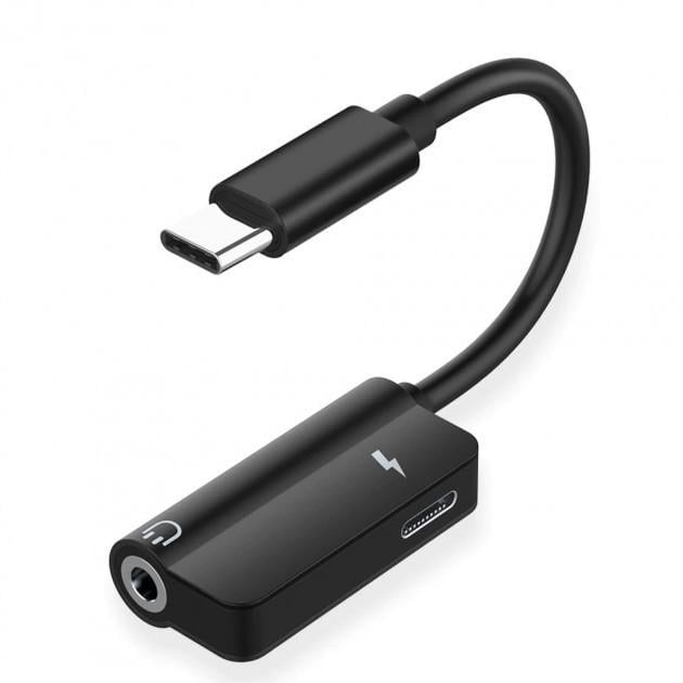 Адаптер Alitek USB type-C male - 3,5 мм + USB type-C female (1134294661)