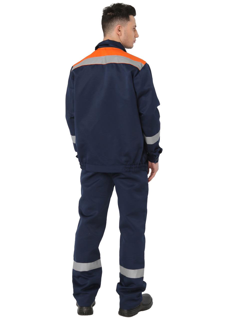 Куртка рабочая Пульс со светоотражающими полосами 1606 р. 44/46 180-191 см (2272766072) - фото 3 Куртка рабочая Пульс со светоотражающими полосами 1606 р. 44/46 180-191 см (2272766072) - фото 3