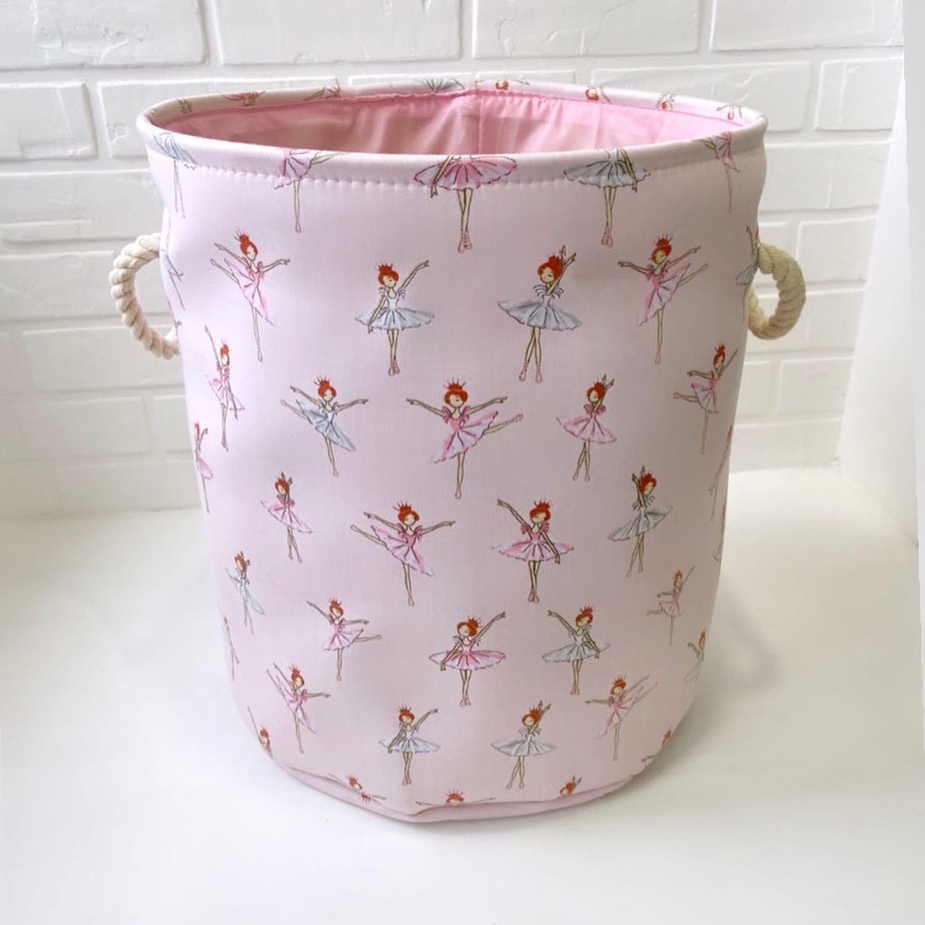 Корзина для іграшок Бантики дитяча складна 40х35 см (LJC-807) Корзина для іграшок Бантики дитяча складна 40х35 см (LJC-807)