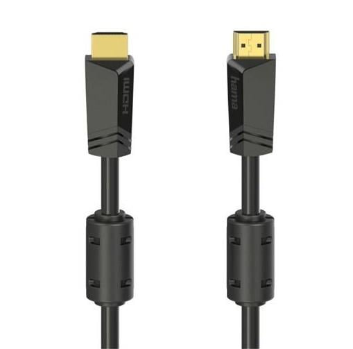 Кабель Hama HDMI - HDMI 4K Ethernet Gold 10 м Черный (00205009)