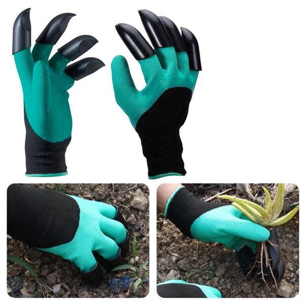 Садові рукавички з 4 кігтями Garden Genie Gloves універсальний розмір (id_2317) - фото 6 Садові рукавички з 4 кігтями Garden Genie Gloves універсальний розмір (id_2317) - фото 6
