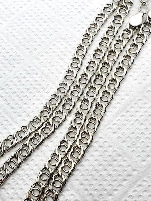 Серебряная цепочка арабский Бисмарк (18-03-55-14)