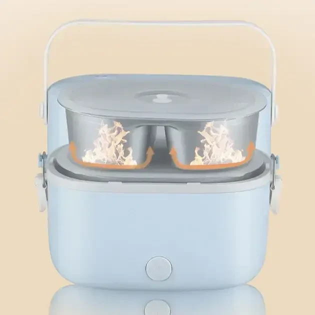 Ланч-бокс з підігрівом на два контейнери з кришками 1 л (LY-800) - фото 6 Ланч-бокс з підігрівом на два контейнери з кришками 1 л (LY-800) - фото 6