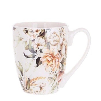 Набор кружек фарфоровых Цветы 425 мл 3 шт. (311-102-3)