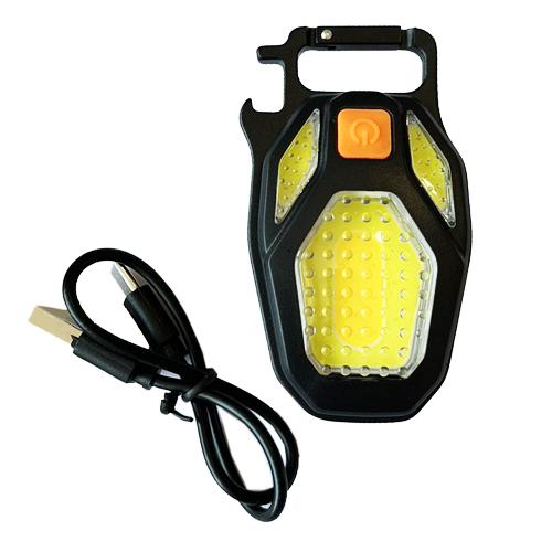 Фонарь ручной аккумуляторный Multitool LL-203-COB с магнитом и карабином (576155)