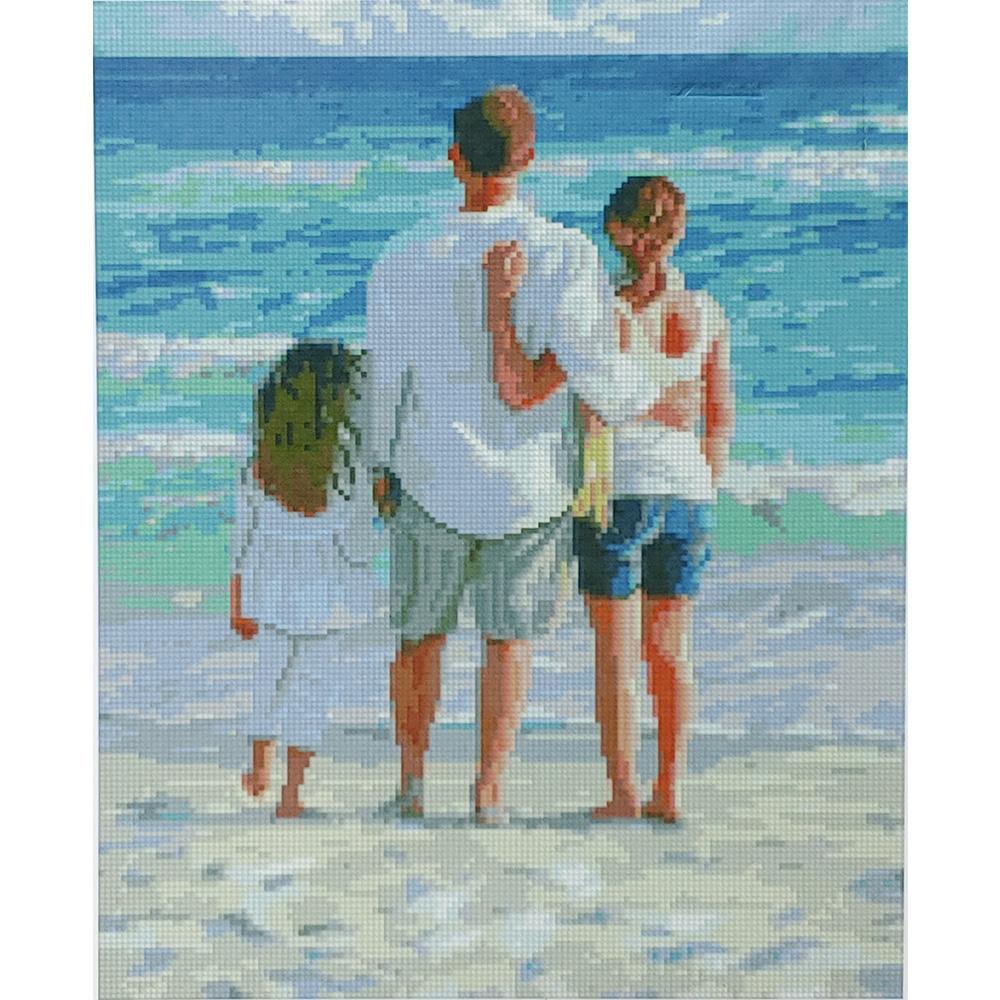 Алмазная мозаика Strateg Премиум Счастливая семья 40x50 см (D0023)