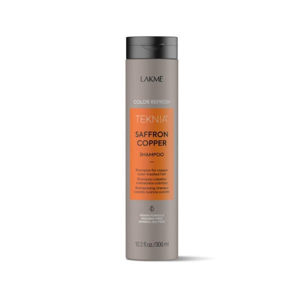 Шампунь Lakme Teknia Color Refresh Saffron Copper Shampoo для обновления цвета медных оттенков волос 300 мл