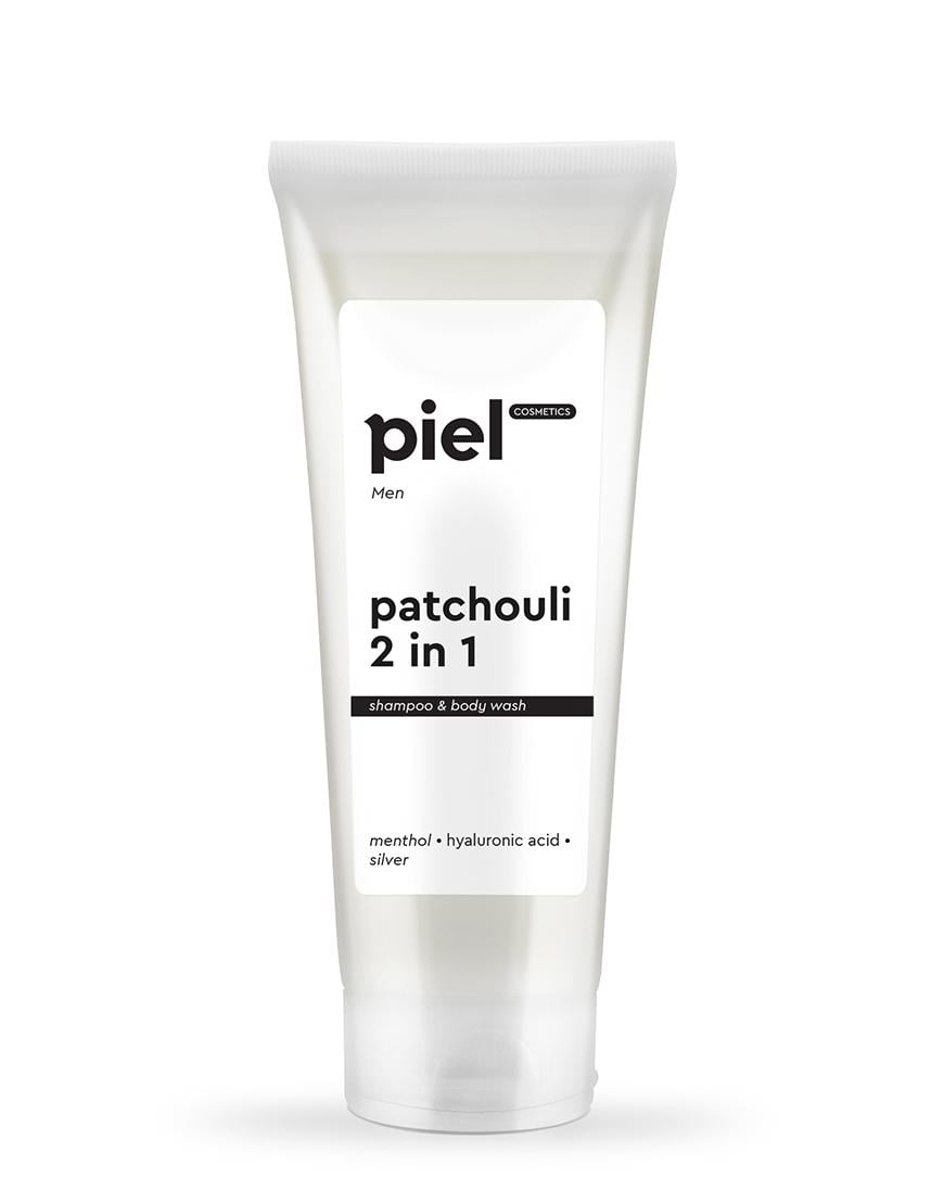 Шампунь-гель для душу з пачулі чоловічий Patchouli Shampoo-Body Wash 2 in 1 PIEL COSMETICS 250 мл