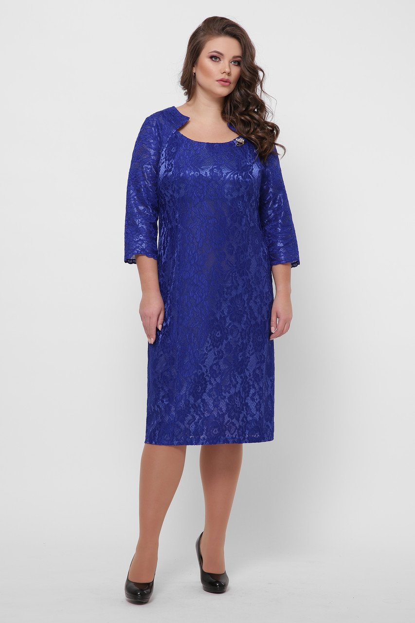 Платье VLAVI Катрин р. 56 Электрик (106401-56) - фото 5 Платье VLAVI Катрин р. 56 Электрик (106401-56) - фото 5