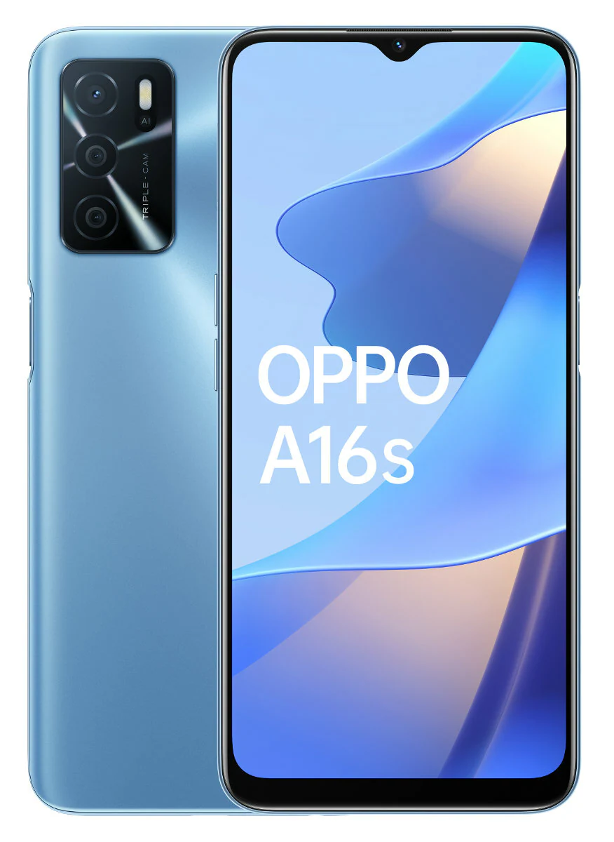 ᐉ Смартфон Oppo A16s 4/64GB NFC Синий • Купить в Киеве, Украине • Лучшая  цена в Эпицентр