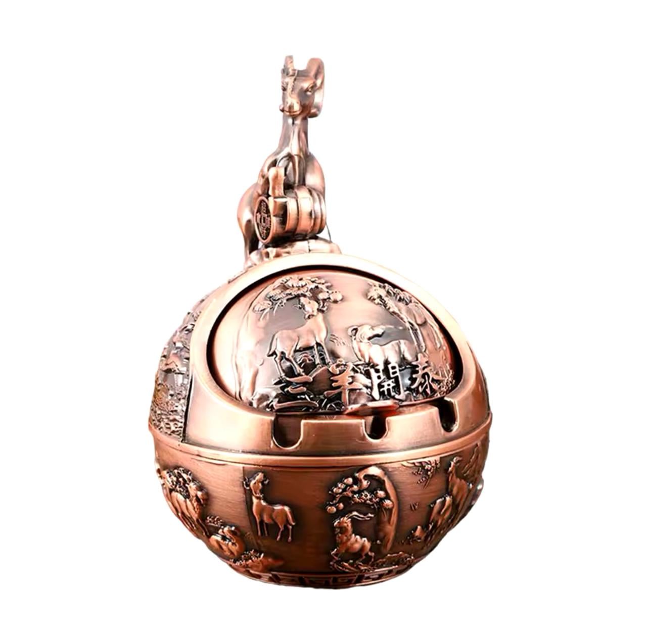 Пепельница металлическая год Барана/Козы Бронзовый (Арт1800) Пепельница металлическая год Барана/Козы Бронзовый (Арт1800)