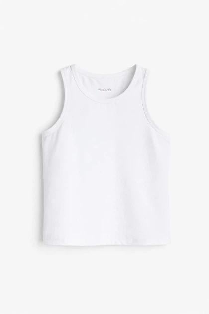 Майка H&M 1234574 158-164 см Белый