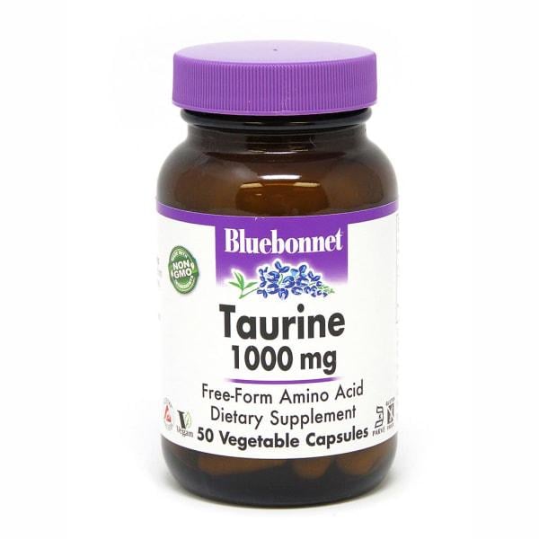 Амінокислота Bluebonnet Taurine 1000 мг 50 вегакапс. (7896)