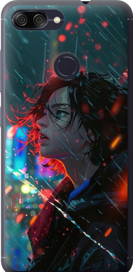 Чехол на Asus ZenFone Max Plus M1 ZB570TL Ночные огни (6096u-1361-42517)