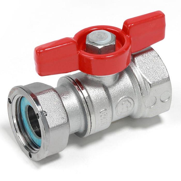 Кран кульовий з накидною гайкою Giacomini R251P 3/4" ВВ прямий латунь (R251PX014)