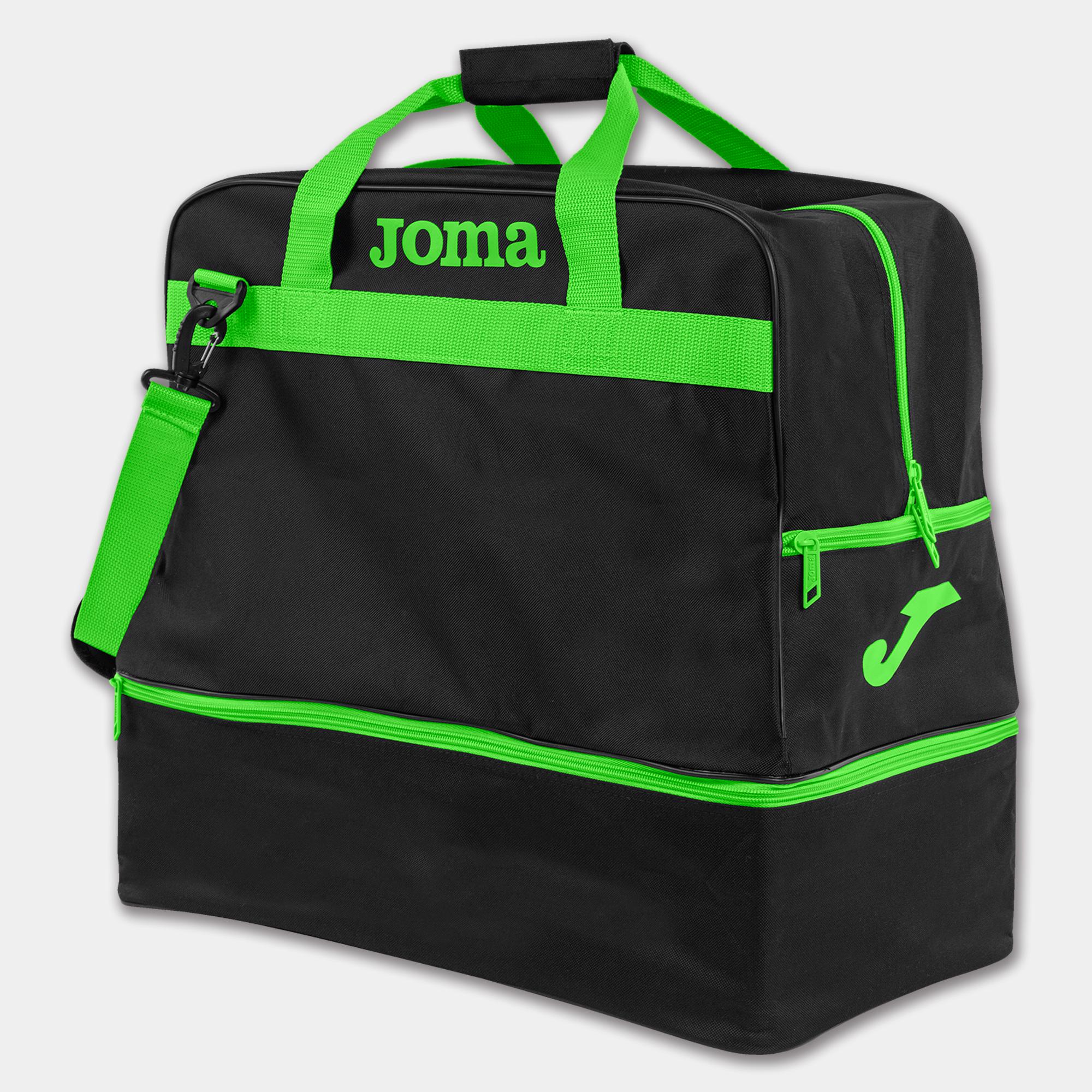 Сумка Joma TRAINING III LARGE 48х49х29 см Черно-салатовый