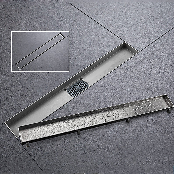 Трап душевой под плитку Gappo G88007-4 поворотный сифон 70х800 мм (1043857) - фото 3