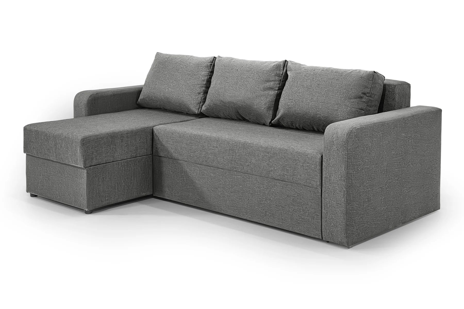 Диван угловой Париж 235х150 см Серый (28118824)