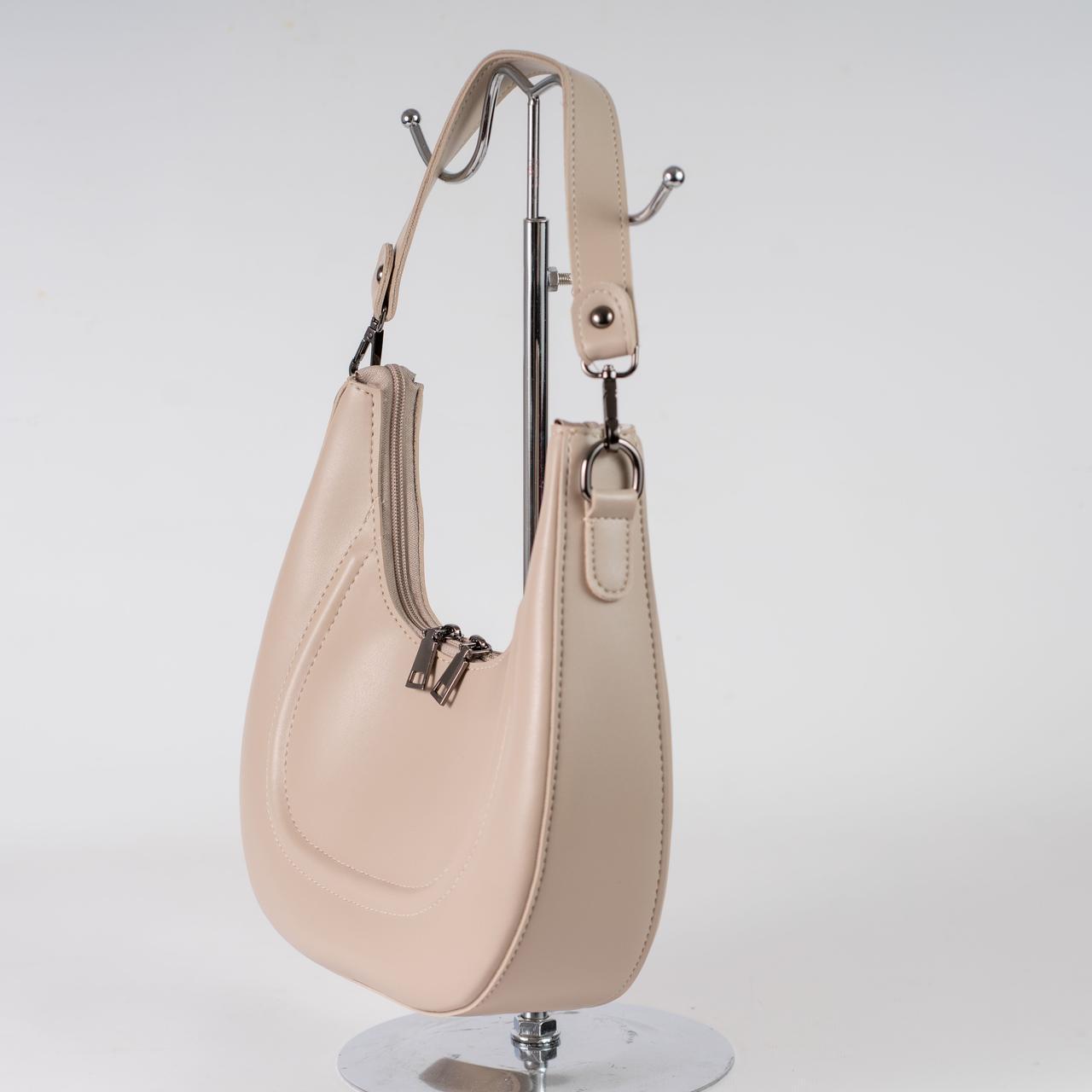 Сумка женская багет XENIA № 30-24 Бежевый - фото 2