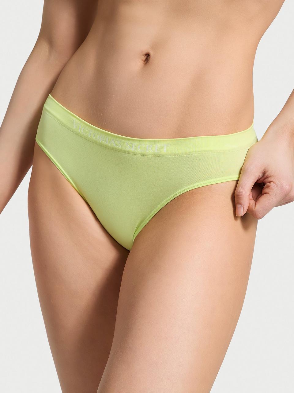 Трусики женские Victoria's Secret Seamless Bikini L Желтый (2849171556183)