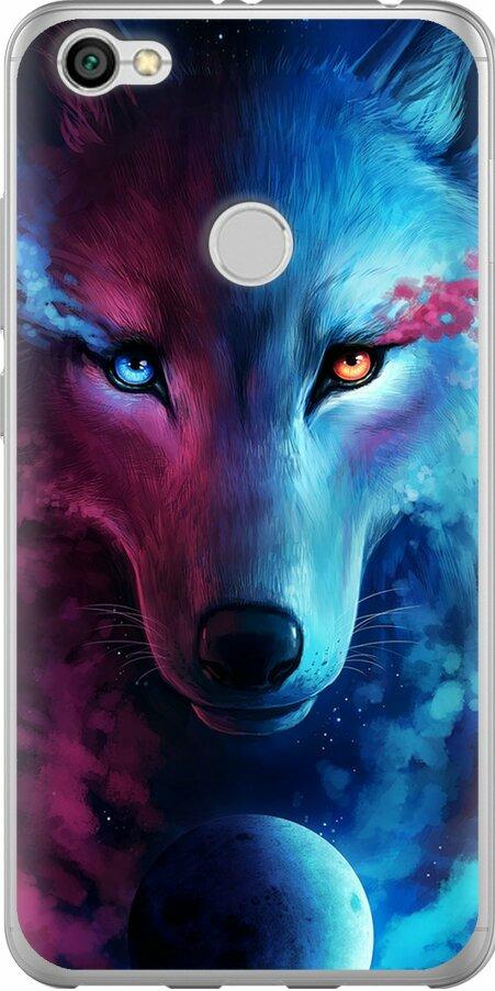 Чехол на Xiaomi Redmi Note 5A Prime Арт-волк (3999u-1063-42517)