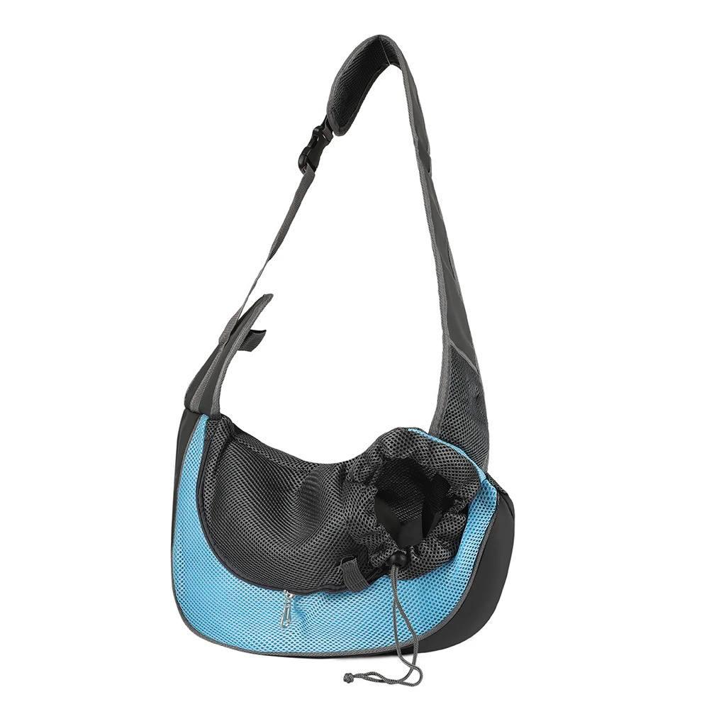 Сумка-переноска для собак через плече до 5 кг Сірий/Блакитний - фото 2 Сумка-переноска для собак через плече до 5 кг Сірий/Блакитний - фото 2