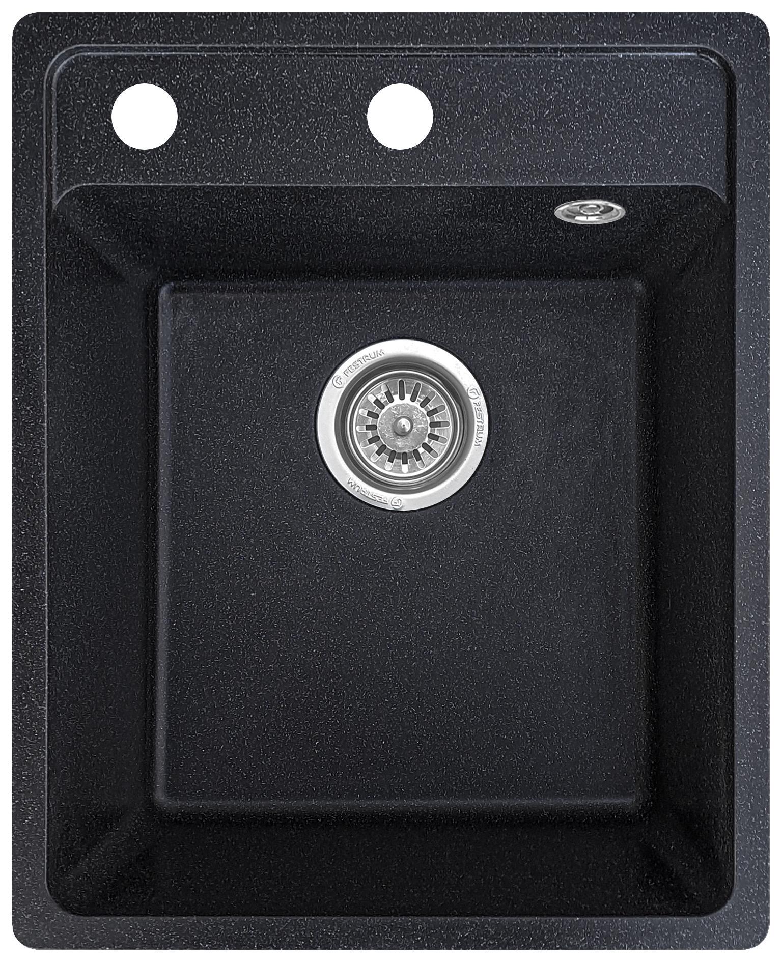 Мийка кухонна Valetti 85LC 510х410 мм Чорний (Valetti_85LC_Anthracite)
