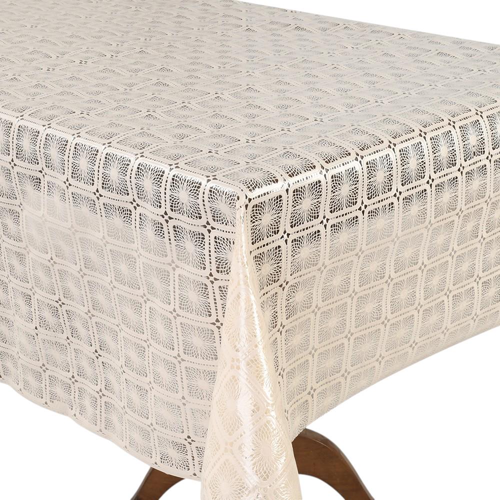 Клеенка на стол Lace MA-5743 1,37х20 м Бежевый (35896710)