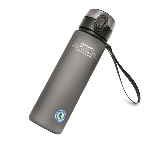 Пляшка для води Casno 560 мл Сірий (2181494811) - фото 1 Пляшка для води Casno 560 мл Сірий (2181494811) - фото 1