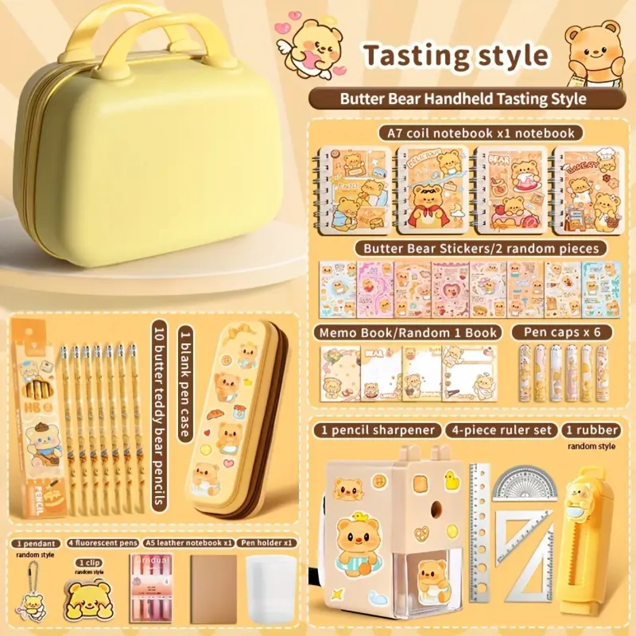 Канцелярский набор BEAR-SET с медвежьим дизайном (29059981) - фото 4 Канцелярский набор BEAR-SET с медвежьим дизайном (29059981) - фото 4