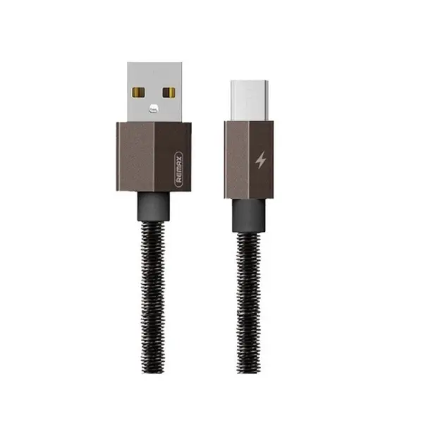 Кабель Remax RC-110m USB МicroUSB Gefon 1 м Чорний (6954851288299)