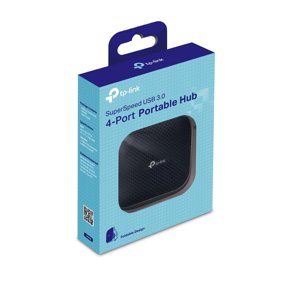 Концентратор TP-Link UH400 Черный (10779247) - фото 3