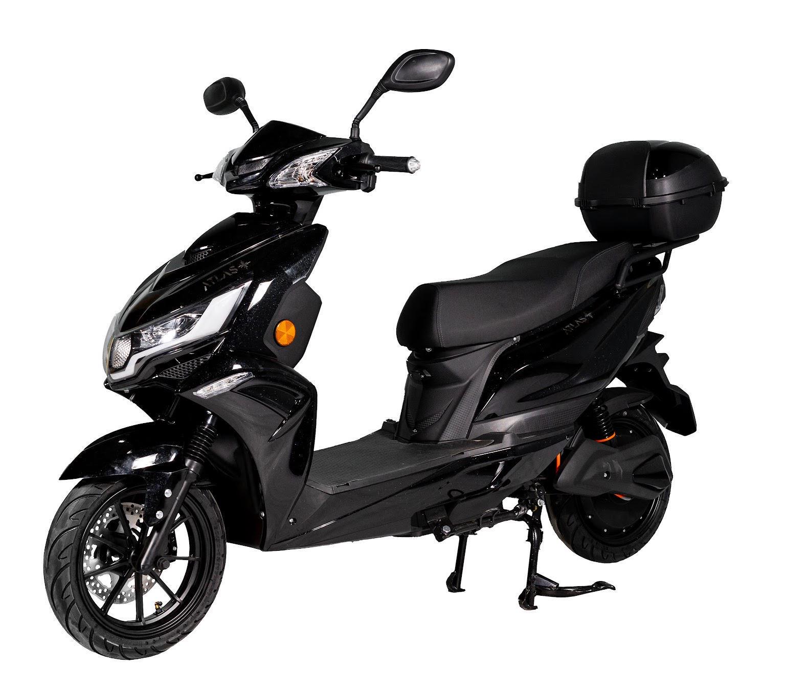 Электроскутер ATLAS Eagle Box 2000W Lithium Black (4023)