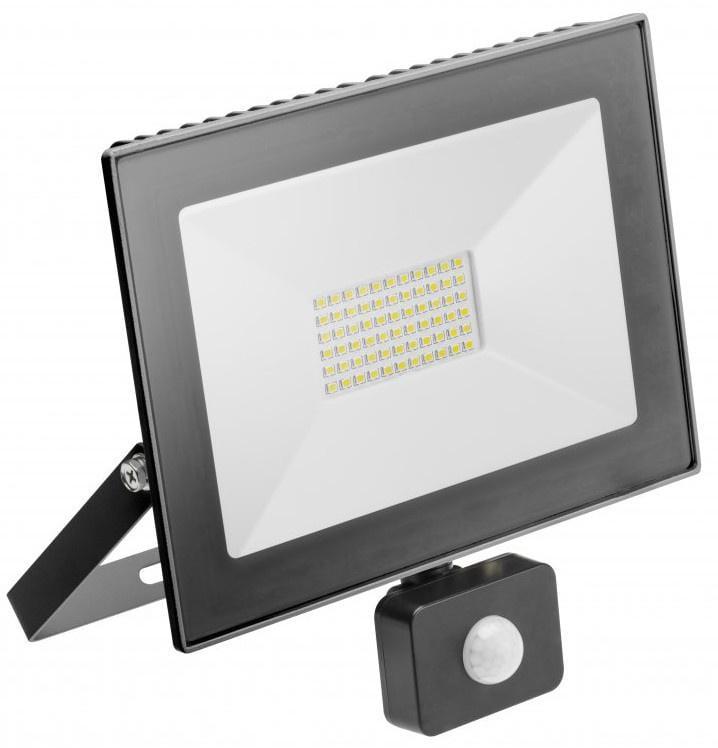 Прожектор светодиодный GTV G-TECH с датчиком движения 50W 3500 Lm AC220-240V 50/60 Hz 120° IP65 6400K (27803404)