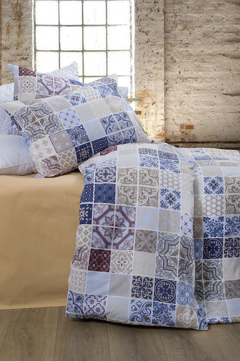 Комплект постельного белья Lotus Premium Megan евро Синий (2000022193313)