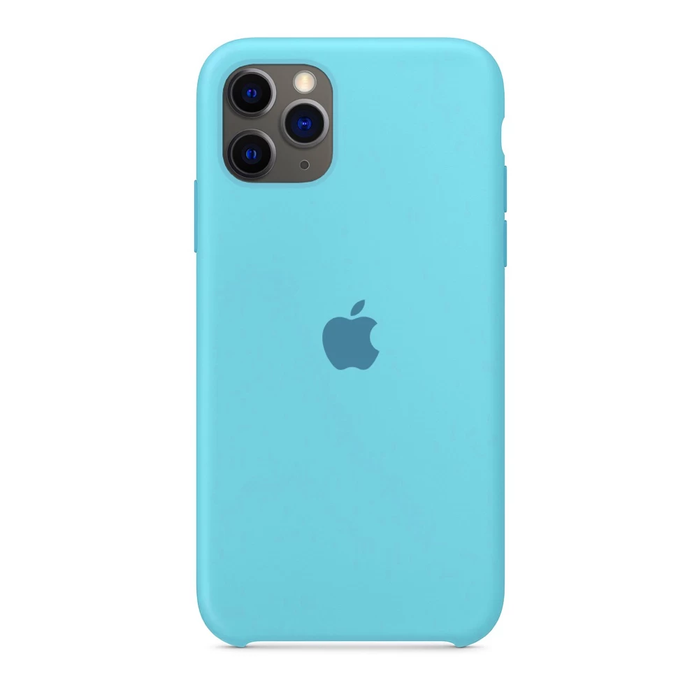 Силиконовый Чехол Накладка Silicone Case для iPhone 11 Pro Max Sky Blue