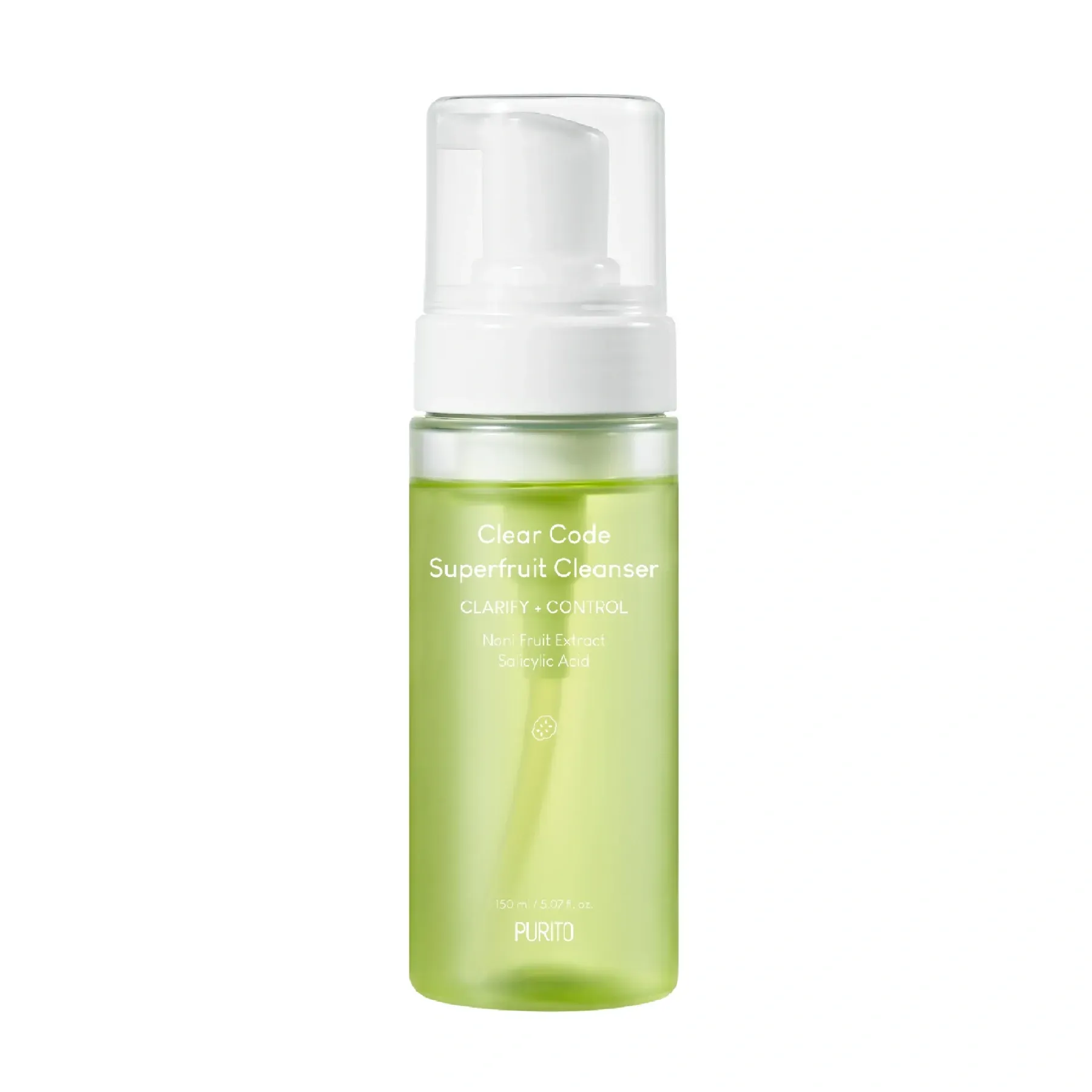 Пенка для глубокого очищения кожи PURITO Clear Code Superfruit Cleanser 150 мл (102761) Пенка для глубокого очищения кожи PURITO Clear Code Superfruit Cleanser 150 мл (102761)