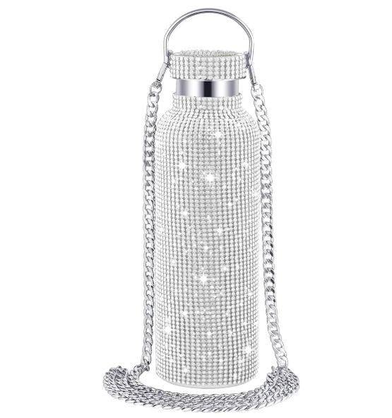 Термос-бутылка из нержавеющей стали для горячих и холодных напитков 500 мл Серебреный (2625388696)